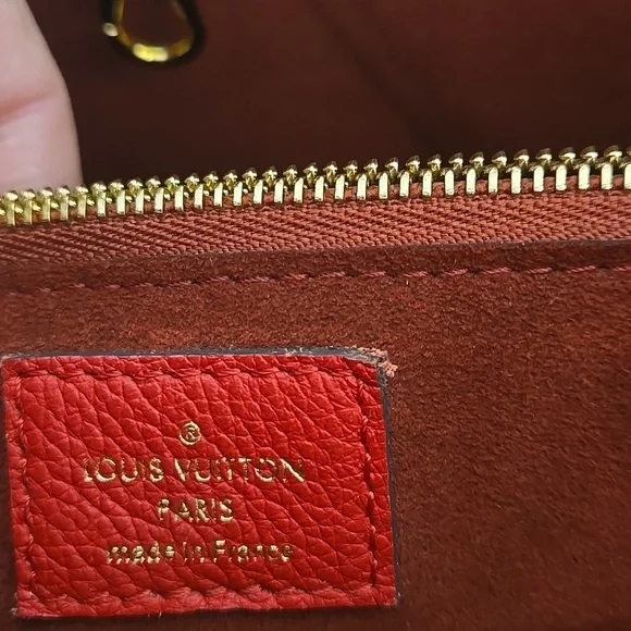 Louis Vuitton Kimono Red and Brown Monogram  Bag with Dust Bag - Picture 13 of 17